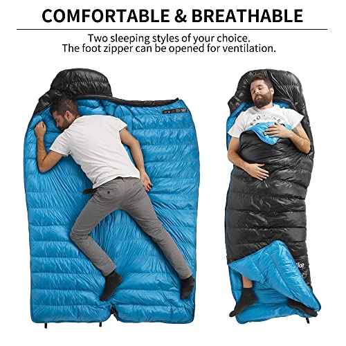 Naturehike Ultralight Goose Down Sleeping Bag, 550FP Backpacking