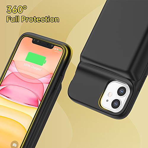Newdery iPhone 11 Battery Case, 10000mAh Extended Charging Case, Wired