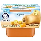 Gerber 1st Foods, Squash 2 pk, 2.5 oz