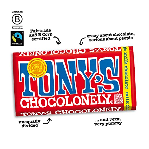 Tony's Chocolonely Milk Chocolate Assortment Milk Chocolate Hazelnut