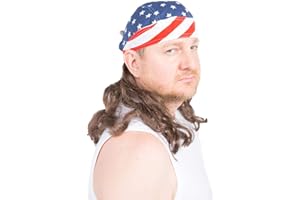 MULLET ON THE GO The Freebird™ Mullet Wig Skull Cap