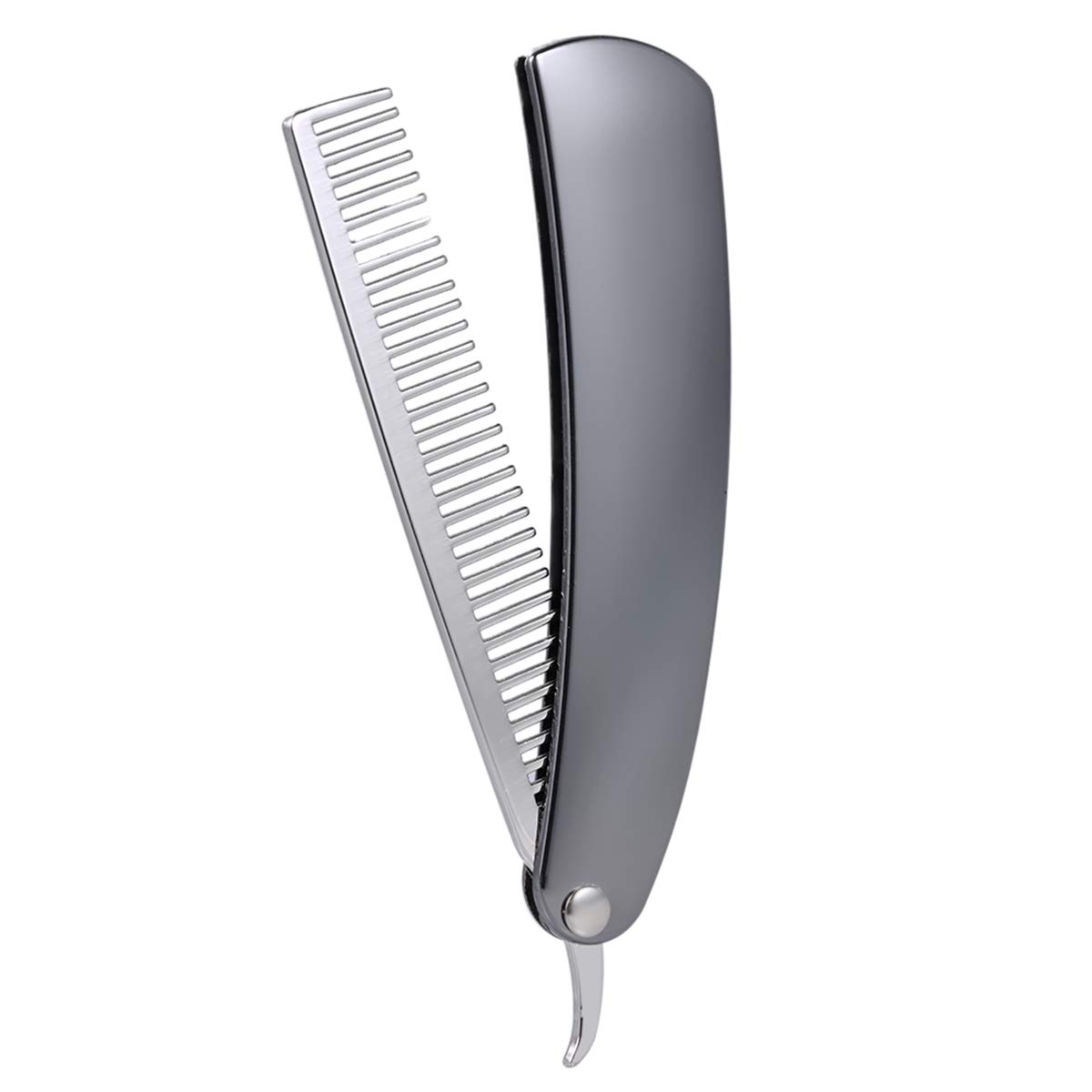 Amazon Com Foldable Male Beard Hair Combs Stainless Steel
