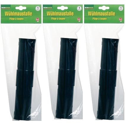 Windhager Wühlmaus-Röhrenfalle 3er Set