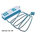 6 USB Charging Station Travel Power Strip Socket Charger with Switch 1.5M/5ft Cord with US Plug USB Output 2.1AMP+1AMP 21W Support 6 Devices Simultaneously (1pcs of Blue)