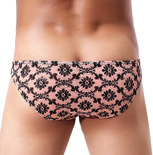 GUTTEAR Men Print Underwear Knickers Boxer Briefs Shorts Bulge Pouch Underpants