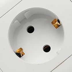 Single EU German Standard Electrical Plug Socket