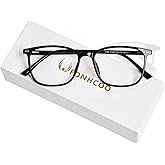 FONHCOO Blue Light Blocking Glasses Women Men TR90 Fashion Frame Computer Blue Light Glasses Anti UV Glare (Upgrade)