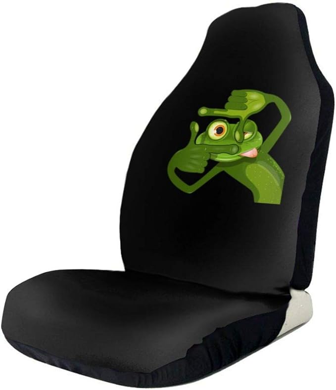 Universal Funny Car Seat Covers Rasta Theme with Lion Head