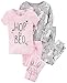 Carters Baby Girls' Bunny 4 Piece Cotton Pajama Set