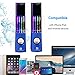 SoundSOUL Dancing Water Speakers LED Speakers Water Fountain Speakers (Blue)