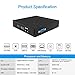 BoLv MINI Computer, Beelink BT3 Pro 4GB/64GB MINI PC, Intel Atom X5-Z8350 PC Desktop 4K 64Bit Dual WiFi BT 4.0 1000Mbps LAN Support Windows home 10 [Dual Output-VGA&HDMI]