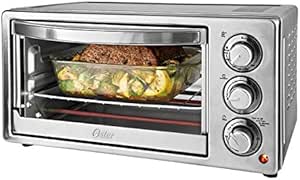 Amazon.com: Oster 6-Slice Toaster Oven, Stainless Steel: Home & Kitchen