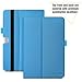 Infiland Transformer Mini T102HA Case, Premium PU Leather Portfolio Stand Cover Case for 10.1 Transformer Mini T102HA-D4-GR 2 in 1 Touchscreen Laptop- Blue