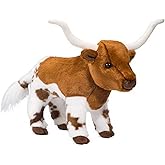 Douglas Fitzgerald Texas Longhorn Bull Plush Stuffed Animal | 11 inch Long