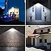 Solar Lights Outdoor,SGODDE 48 LED Separable Motion Sensor Lights Rechargeable Waterproof Security Lights 700lm 3 Modes Wall Nightlight for Patio Backyard, Garden,Driveway -8.2ft Extension Cord