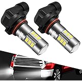 9006/HB4 LED Fog Lights Bulbs SEALIGHT Xenon White 6000K, 27 SMD Upgrade 27x CSP Chips Non-polarity
