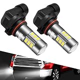 SEALIGHT 9145/9140/H10/9045/9040 LED Fog Lights Bulbs Xenon White 6000K 27 SMD Chips 360 Degree Illumination Non-polarity