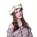 Flower Halo Crown Floral Headpiece - AWAYTR Bohemia Flower Headband Hair Wreath Garland for Women