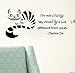 ValueVinylArt Cheshire Cat Quote-I'm Not Crazy, My Reality is Just Different Than Yours- Wall Decal- Black (24