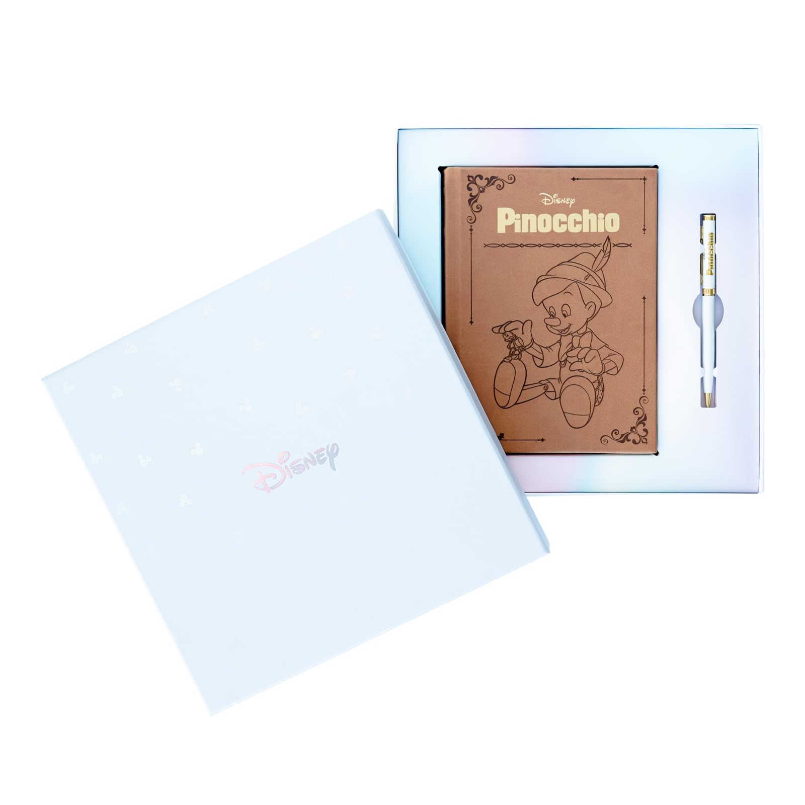 Grupo Erik A5 Notebook With Pen & Gift Box - Disney Pinocchio | Lined Journal Note Book, Lined Notebook A5 Sketchbook | Cute Stationery Gifts, Disney Gifts