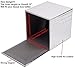 S Forever Cube Kleenex Box Holders PU Leather Square Roll Tissue Box Cover (Silver,5.32