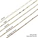 BENIQUE Bracelet for Women Girls – Dainty 14K Gold Filled Chain for Layering Stacking, Minimalist Jewelry, Made in USA, 6.5”-7.5” Adjustable (Lace/G)