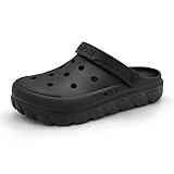 Amoji Garden Clogs Shoes Summer Yard CL212 Black