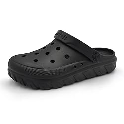 Amoji Garden Clogs Shoes Summer Yard CL212 Black