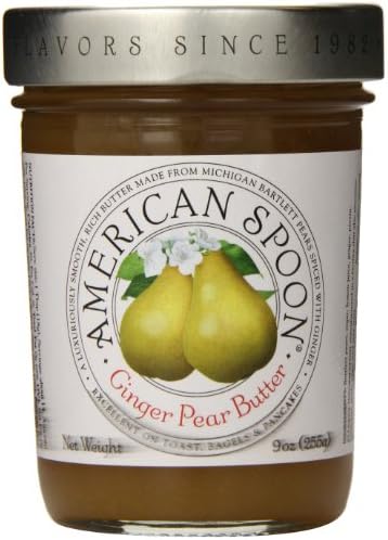 American Spoon Fruit Butter, Ginger Pear, 9.0 Ounce