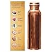 PARTH IMPEX Copper Water Bottle Leak Proof Joint Free Ayurvedic 100% Pure Copper Vessel Pitcher for Drinking Water Ayurveda Health Benefits (950 ml/32oz)