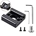 FOTYRIG Cold Shoe Mount, Hot Shoe Mount Adapter Standard Shoe Mount with 1/4-20 Thread Hole for DSLR Camera Led Light Monitor Video Microphone