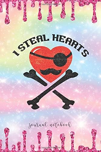 I Steal Hearts Journal Notebook: Travelers Paperbook | Lined Notes | Writing Journal Diary Paper | Gift for Teachers, Granddaughters and Friends | Birthday Valentines Gift | Dripping Cute Pink Paperback – 8 Jan 2020