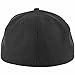 New Era Plain Tonal 59Fifty Fitted Hat (Black) Men's Blank Cap