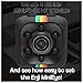 Mini Wireless Cop Cam Camera - Cameras for Indoor or Outdoor Monitoring, Home Office or Car Video Recorder with 1080p HD Recording and Night Vision