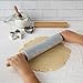 Marble Rolling Pin (451) - Heavy Weight With Large Comfort Grip Wooden Handles and Cradle