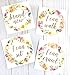 Baby Monthly Milestone Stickers. 16 Floral Belly Stickers for Girls 0-12 Months. Premium Gold Metallic Design. Perfect for Baby Shower Gifts, Registry, First Year Newborn Photography. Angie Makes