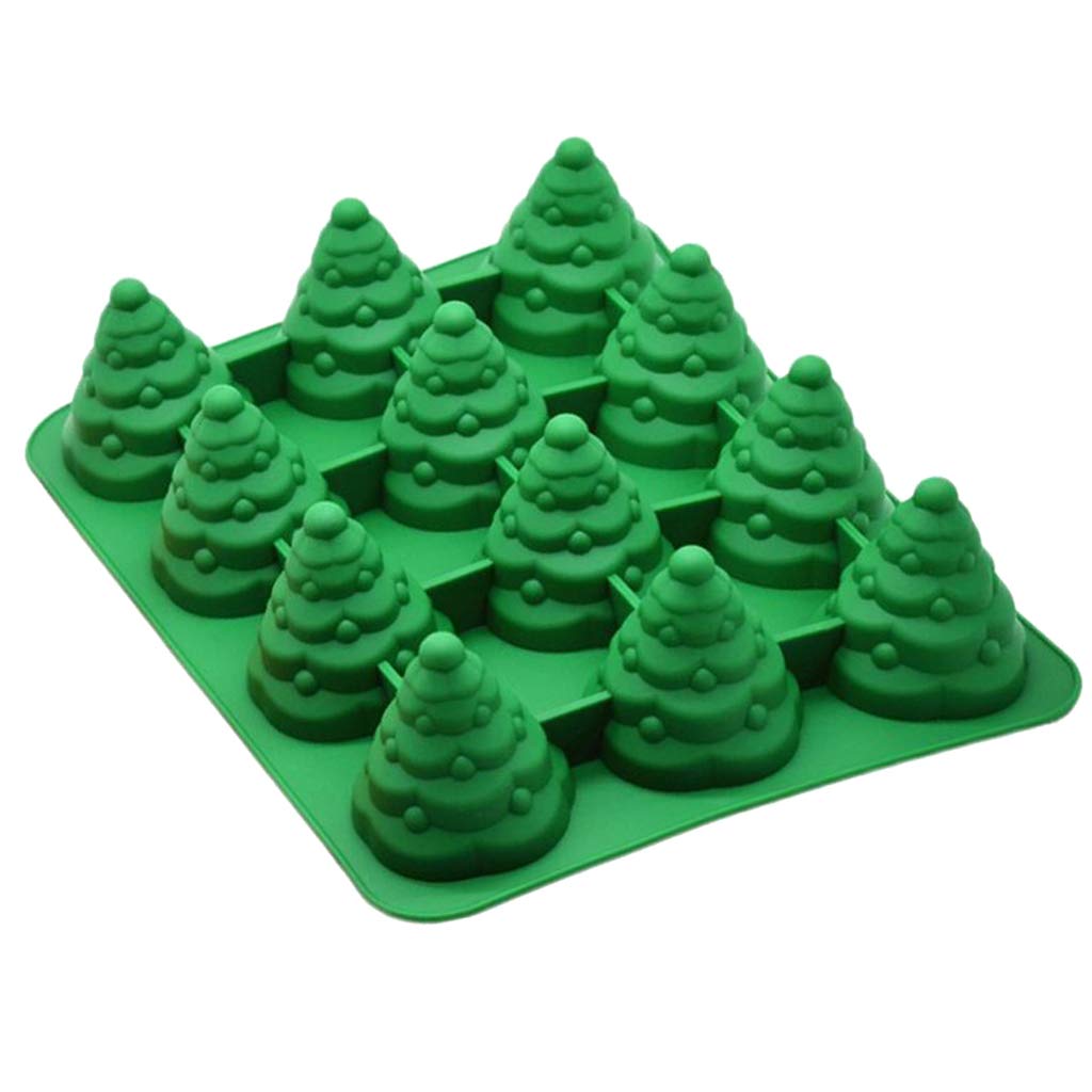 Kesoto Moule De Cuisson Silicone Gateau Deco Diy Chocolat 3d Pudding Pain Sapin De Noel Rouge Cuisine Maison Moules A Popcakes