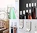 20 Pack Adhesive Hooks, Heavy Duty Wall Hooks Stainless Steel Waterproof Hooks for Robe, Coat, Towel, Keys, Bags, Lights, Calendars, Home, Kitchen, Bathroom