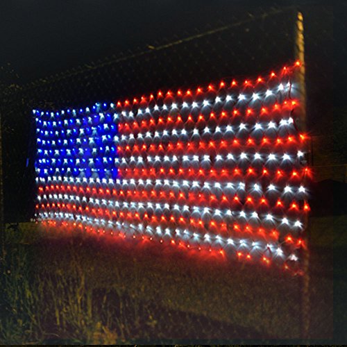 xtf2015 Led Flag Net Lights of The United States, Waterproof American