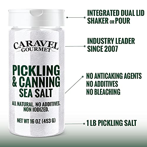 Caravel Gourmet Pickling & Canning Sea Salt Fine Grain Salt for Home