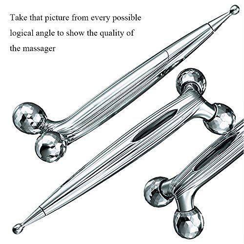 Lightton 3D Small Eye Massager Roller Balls V Face Massage Waterproof Tighten Skin Slimming Tool for Facial Care and Body Care - Thumbnail 2