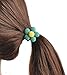 TS Cute Girls Flower Hair Tie Bands Ropes Ponytail Holder (F)
