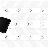 SMLBJUTE 14 Pieces Clear Phone Tether Tab Universal Phone Lanyard Patch Without Adhesive for Most Smartphones Phone Cases