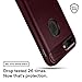 Caseology Vault for Apple iPhone 8 Plus Case (2017) - Rugged Matte Finish - Burgundy