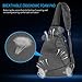 Shoulder Chest Crossbody Sling Bag Pack Backpack for Men Women Girls Boys (Gray)