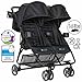 ZOE Umbrella XL2 Double Stroller, BEST - Black