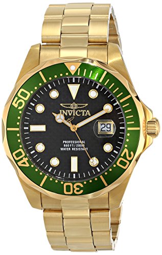 Invicta Men's 14358 Pro Diver Analog Display Swiss Quartz Gold Watch