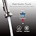 HOMELODY Pull Out Kitchen Faucet with 2 Pull Down Spray head replacement, Single Handle 1 or 3 Hole Desk Mounted High Arc Brushed Nickel Swivel 360° Kitchen Faucet