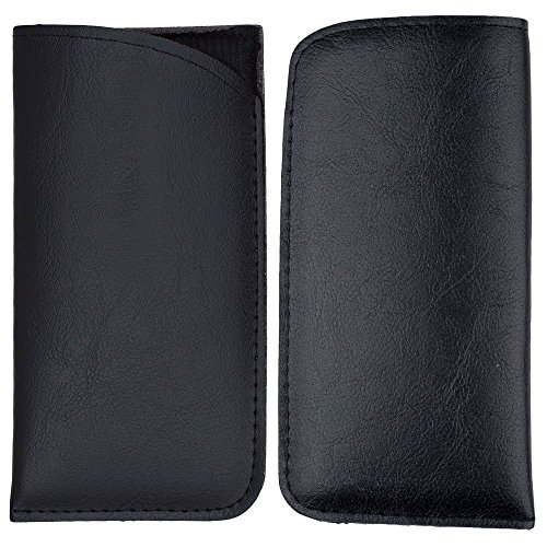 Slip in Eyeglass Pouch, Glasses Case & Holder - Unisex Eyewear Sleeve - For Sunglasses, Eyewear & Frames -Black, 1PK- By OptiPlix - Thumbnail 2