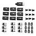 diymore Micro USB Type B Male Plug Connector Kits with Plastic Cover for DIY (10PCS)